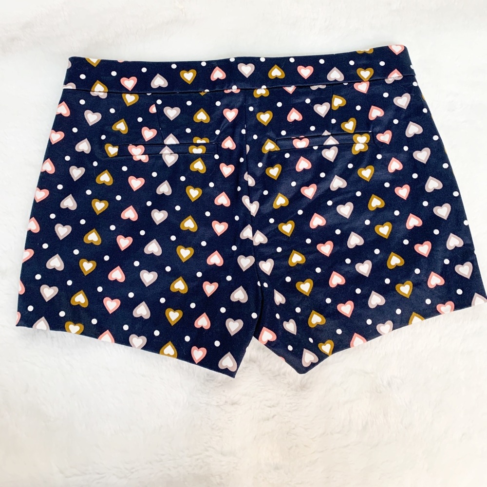 J.Crew Shorts Heart Dot Pattern Multi Color - image 3